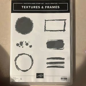 Texture & Frame| Photopolymer stamp set